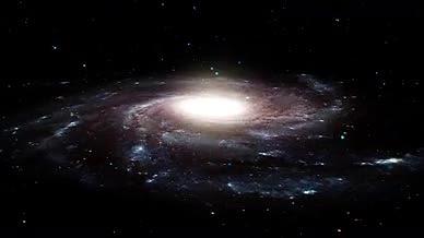 宇宙银河星系星河漩涡旋转唯美浪漫绚丽视频的预览图